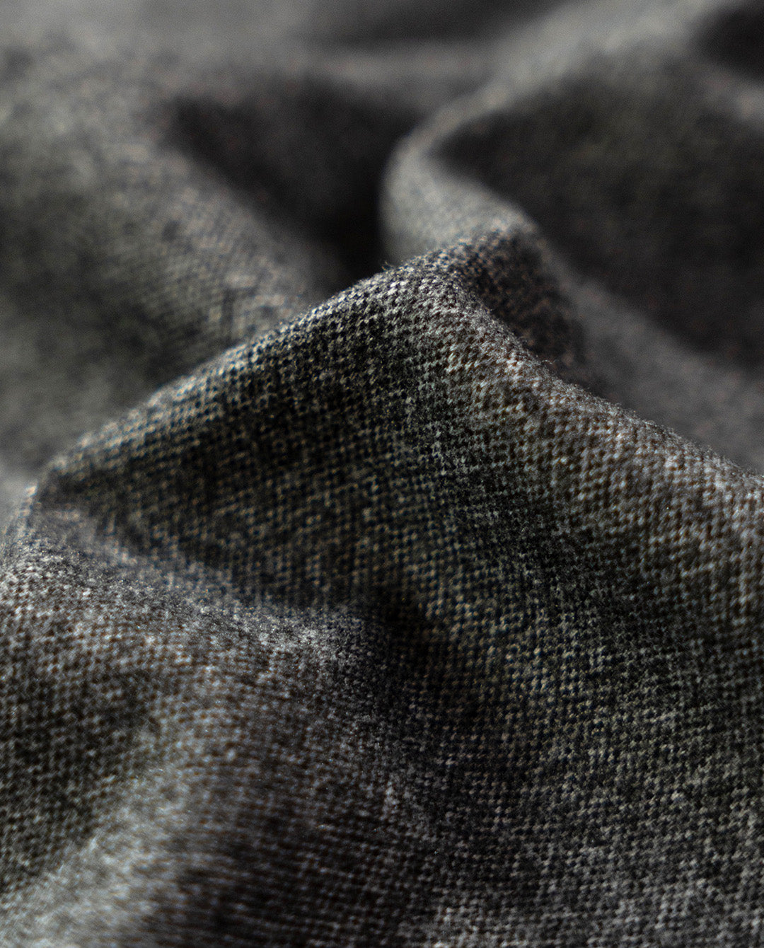 ウールライクVネックロングジレ