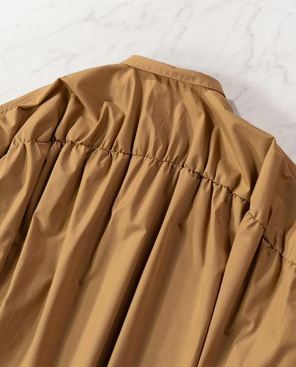 バックギャザーワイドブラウス