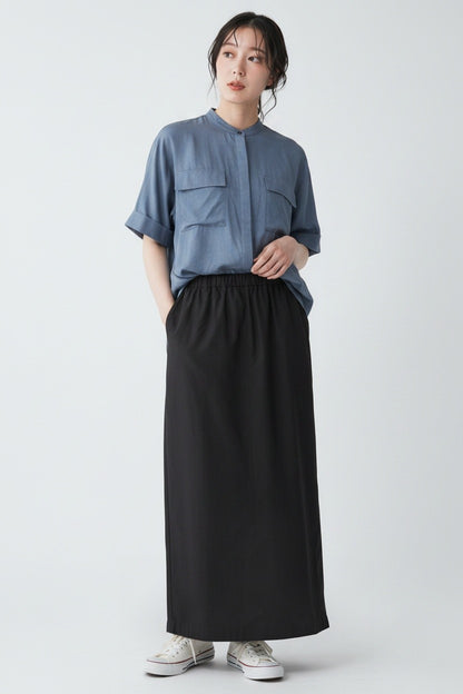 バックスリットナロースカート