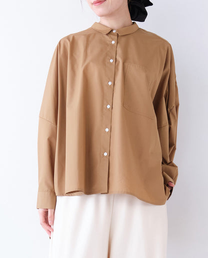 バックギャザーワイドブラウス