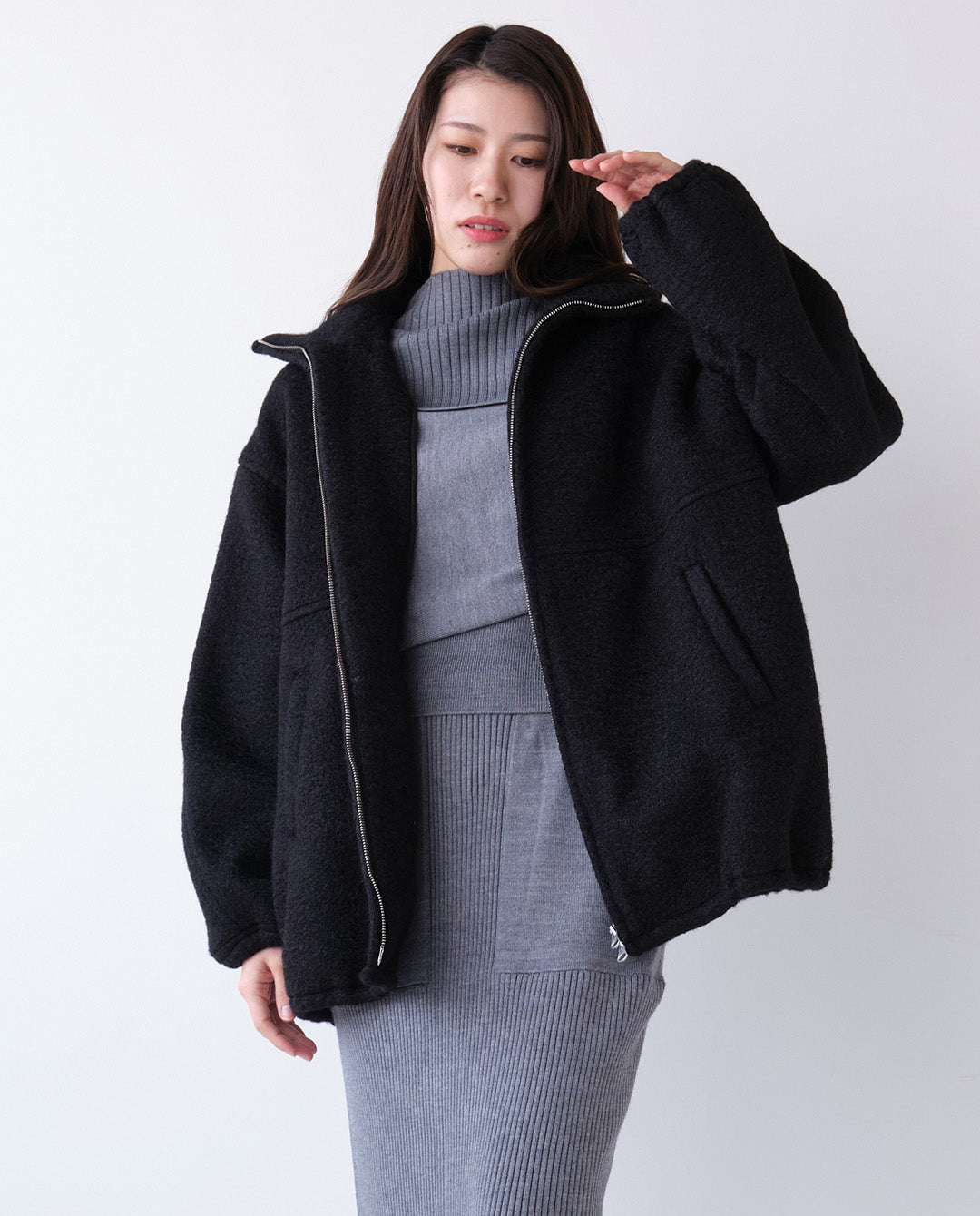 ウェイビーニードルジップコート