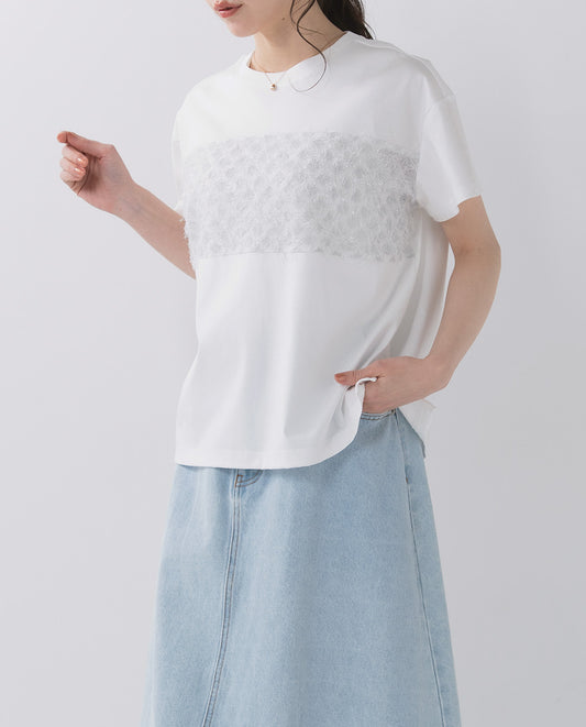 ラメフリンジＴシャツ
