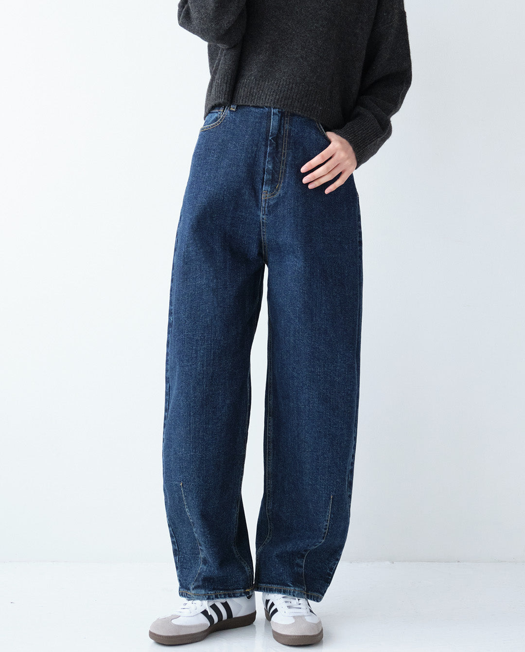 【KAIHARA】カーブデニムパンツ