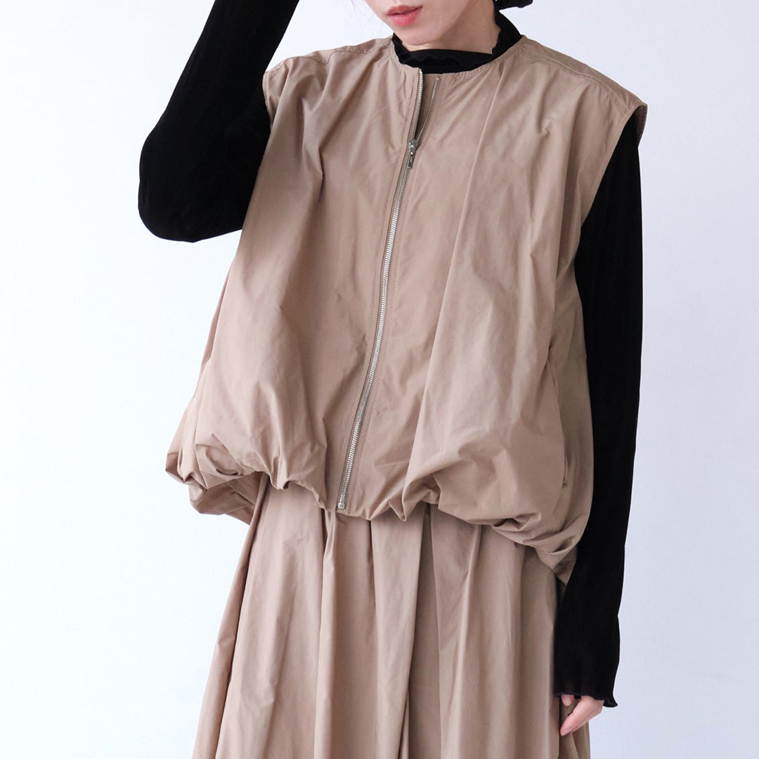 バルーンジップアップベスト