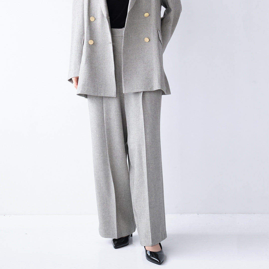 マニッシュタックワイドパンツ