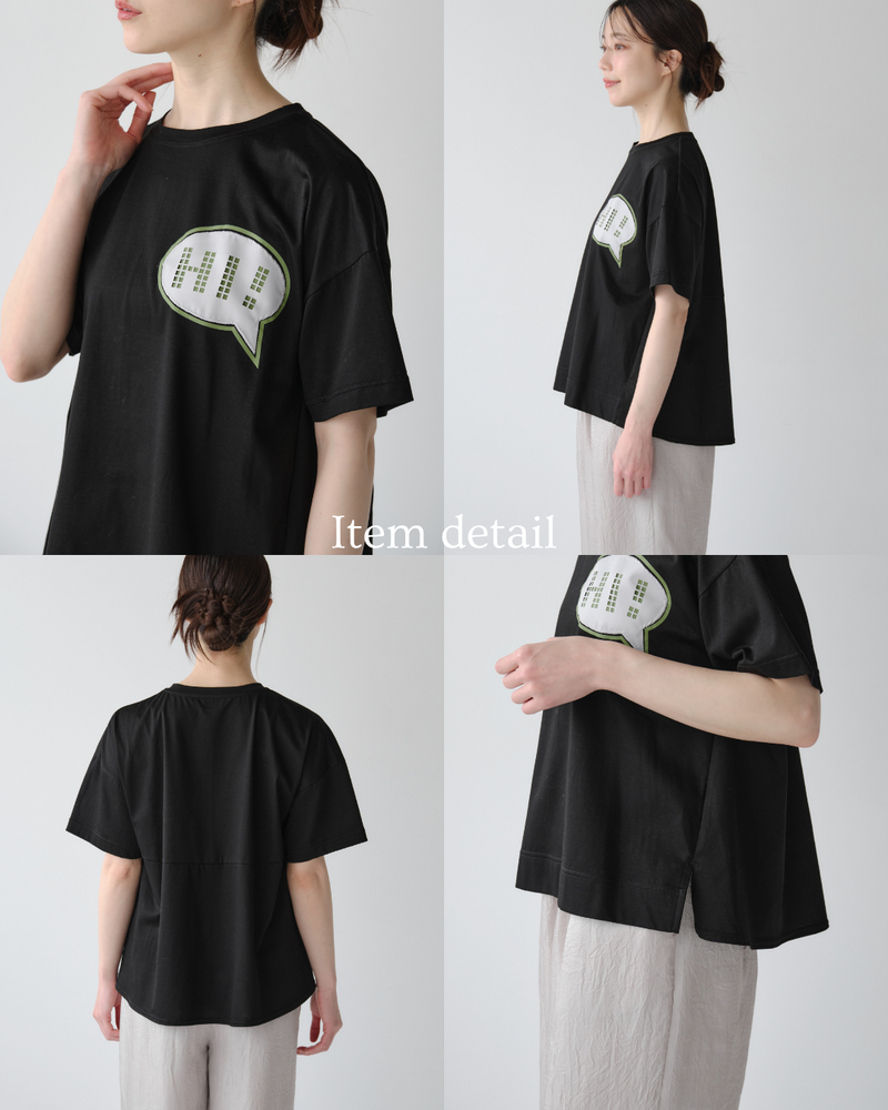 立体刺繍Tシャツ