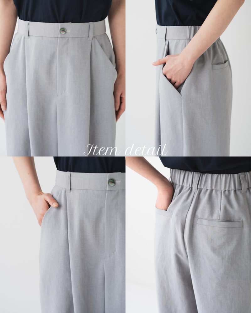 ドライワッシャーバレルパンツ